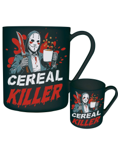 Tasse Cereal Killer en PVC – décoration de table Halloween