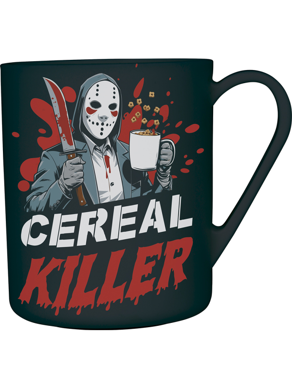Tasse Cereal Killer en PVC – décoration de table Halloween