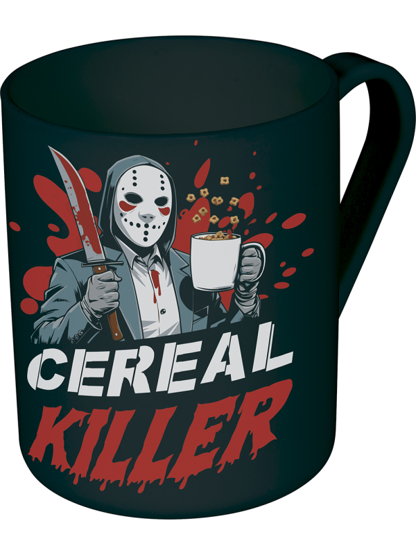 Tasse Cereal Killer en PVC – décoration de table Halloween