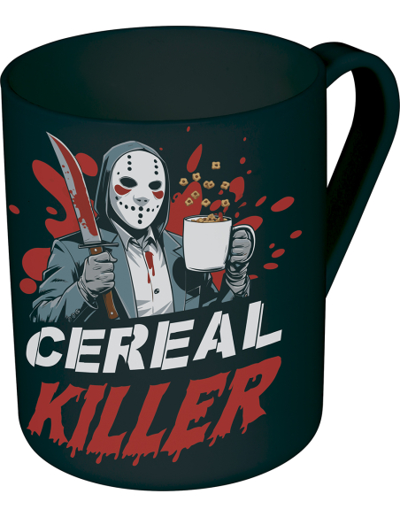 Tasse Cereal Killer en PVC – décoration de table Halloween