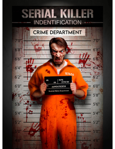 Photocall Halloween Serial Killer en tissu – fond photo 120 x 200 cm 2