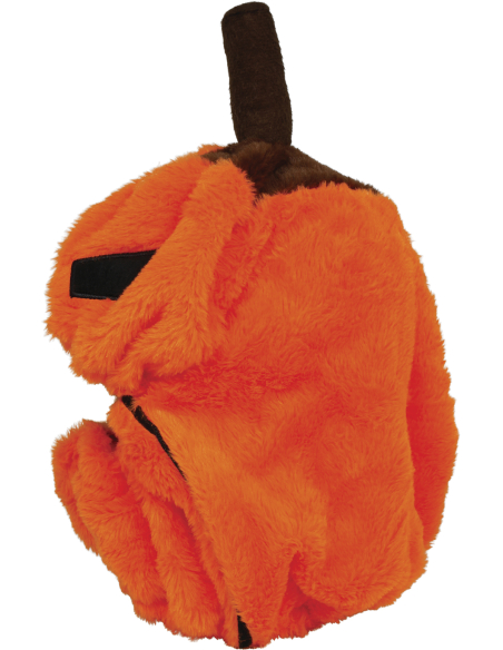Couvre-casque moto citrouille Halloween orange