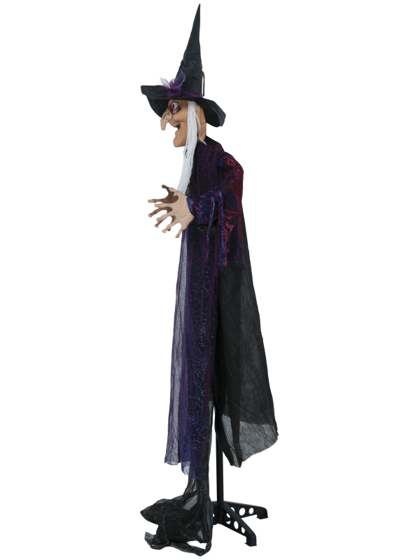 Automate Halloween sorcière maléfique sur pied – 180 cm