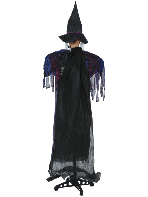 Automate Halloween sorcière maléfique sur pied – 180 cm