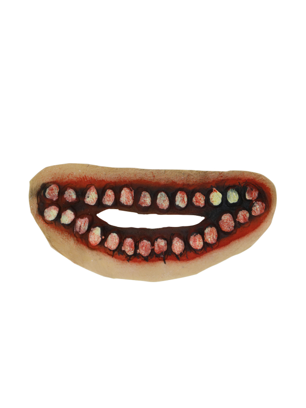 Cicatrices de bouche en latex 15 cm