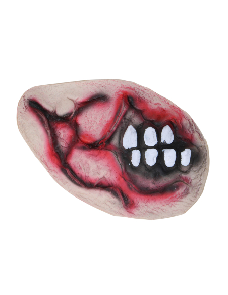 Cicatrice demi-bouche en latex effet blessure