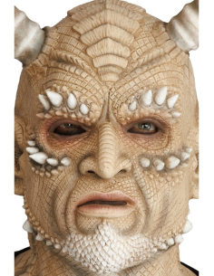 Masque démon des sables en latex avec cornes – 50 cm 2