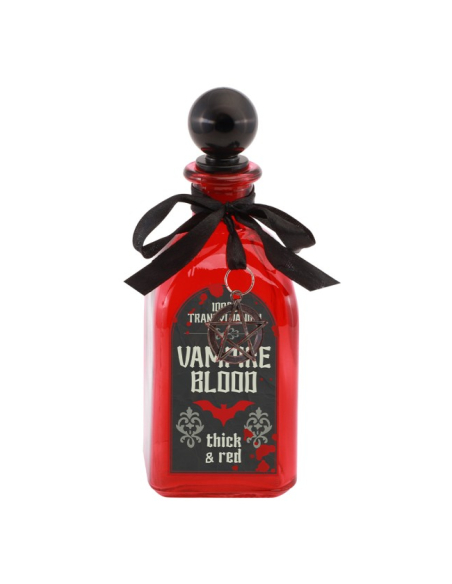 Flacon carré en verre rouge Vampire Blood