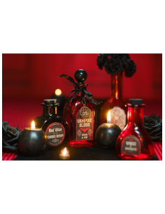Flacon carré en verre rouge Vampire Blood 2