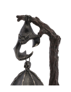 Bougeoir lanterne gothique avec chauve-souris sur branche – 37 cm 2