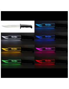 Couteau Ghost Face® LED multicolore 33 cm – officiel Fun World
