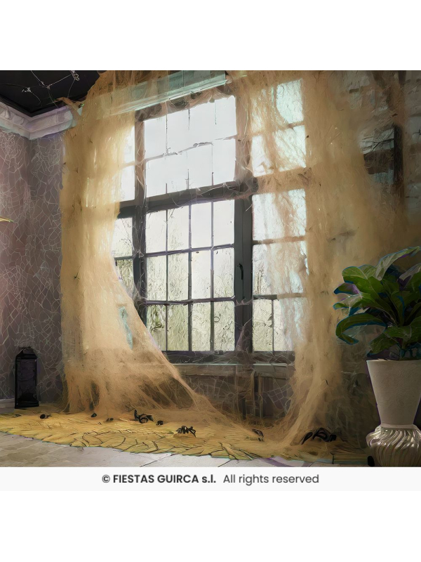 Toile d’araignée Halloween 100 g roange décor