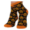 Chaussettes Halloween enfant en coton à citrouilles – 22/28 et 28/35