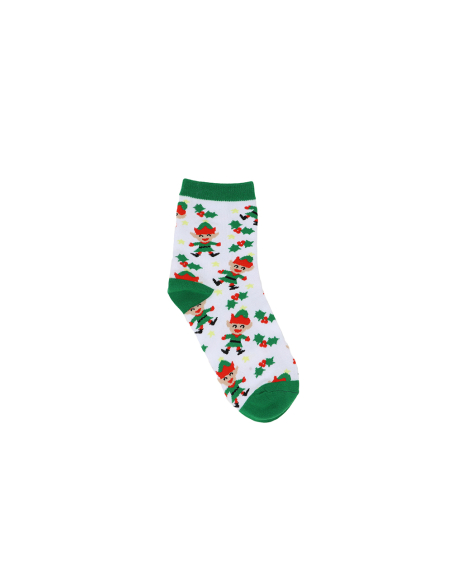Chaussettes en coton de Noël à motifs d’elfes