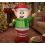 Lutin de Noël gonflable lumineux 120 cm