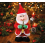Automate Père Noël animé et sonore avec saxophone – 40 cm