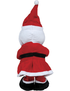 Automate Père Noël rouge et blanc avec saxophone doré 2