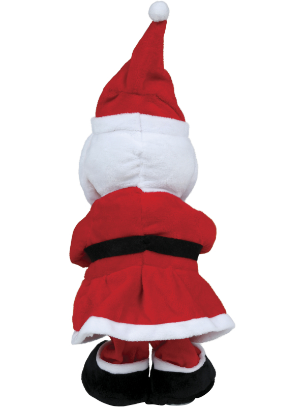 Automate Père Noël animé et sonore avec saxophone – 40 cm