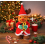 Automate renne de Noël répétant la voix – 40 cm