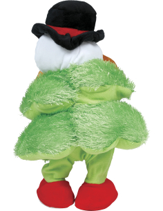Automate sapin de Noël animé vert avec bonhomme de neige 2