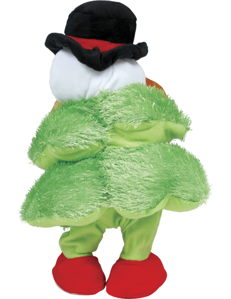 Bonhomme de neige sapin de Noël qui répète la voix – 30 cm