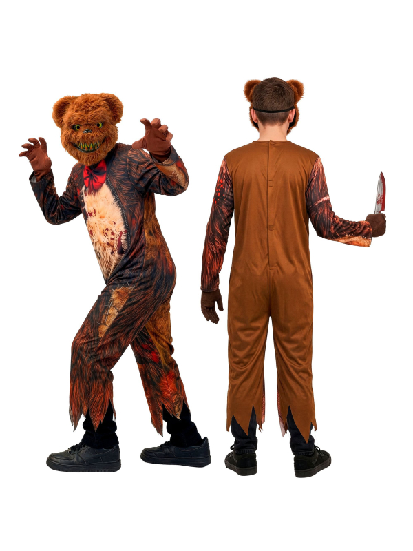 Masque d’ours zombie du déguisement garçon