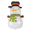 Ballon bonhomme de neige Noël 40 x 60 cm – air ou hélium