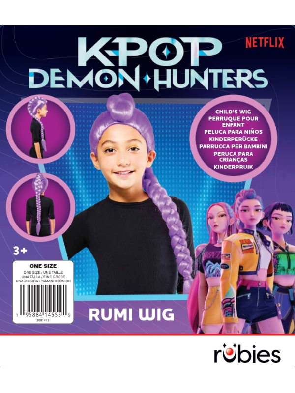 Perruque Rumi enfant – KPop Demon Hunters officielle