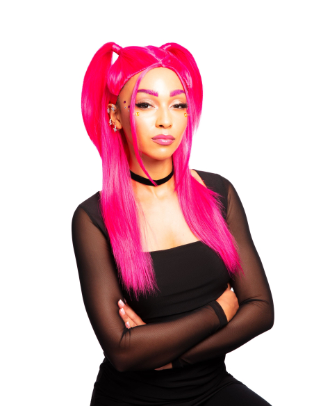 Perruque Mira adulte – KPop Demon Hunters officielle
