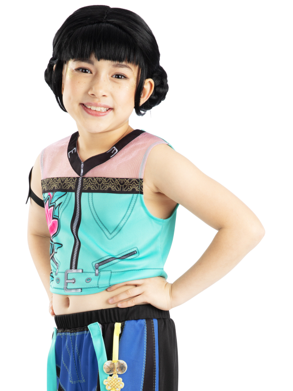 Perruque Zoey enfant – KPop Demon Hunters officielle