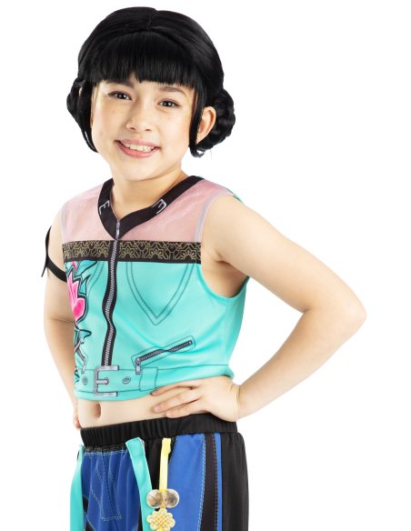 Perruque Zoey enfant – KPop Demon Hunters officielle
