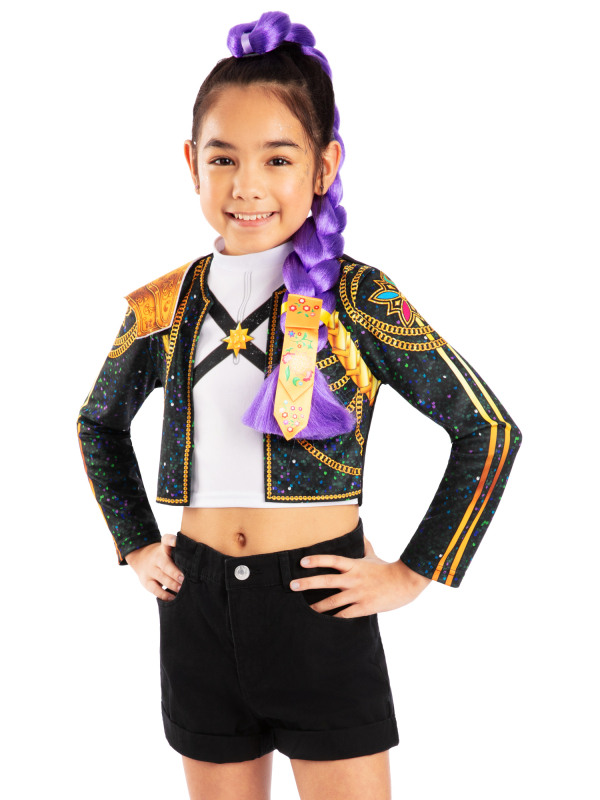 Tresse Rumi 60 cm enfant – KPop Demon Hunters officielle
