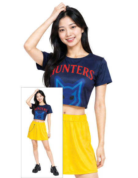 Déguisement K-pop Hunter Lite adolescente 14-16 ans