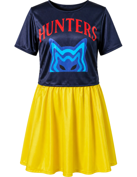 Déguisement K-pop Hunter Lite femme – jupe jaune et T-shirt