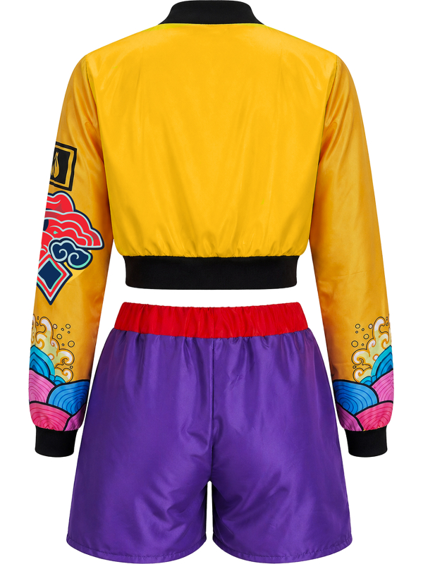 Déguisement K-pop Nova Lite femme – veste jaune et short
