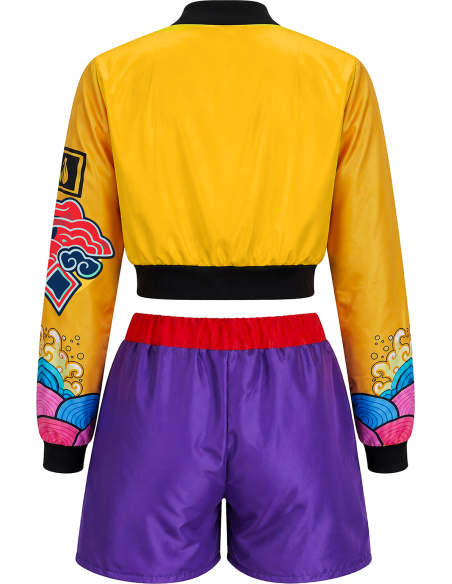 Déguisement K-pop Nova Lite femme – veste jaune et short