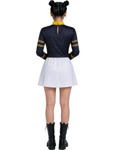 Déguisement K-pop Silver Lite femme – veste noire et jupe blanche 2