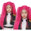 Perruque K-pop enfant rose à longues couettes – Pink Charm