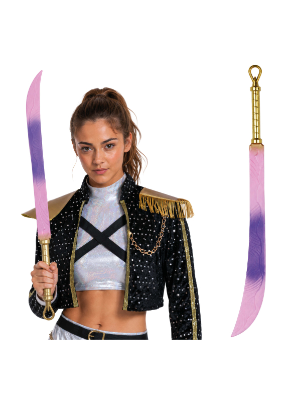 Épée K-pop Pop Star Hunter 81,5 cm – rose et violette