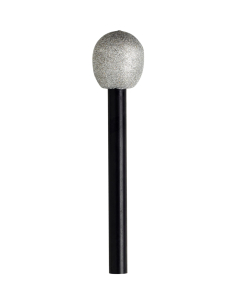 Micro factice pailleté 26 cm pour déguisement chanteuse, disco et K-pop