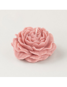 Bougie camélia rose Nymphea 10,3 cm – décoration de table romantique 2