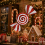 Bonbon géant de Noël rouge et blanc à suspendre – 72 cm