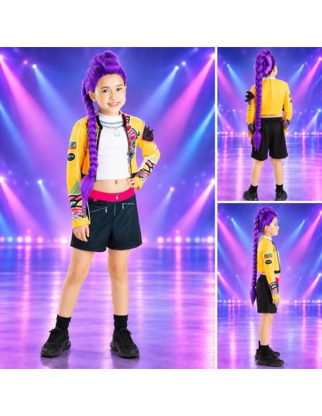 Perruque Rumi enfant – KPop Demon Hunters officielle