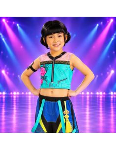 Perruque Zoey enfant – KPop Demon Hunters officielle