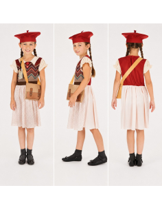 Déguisement écolière fille années 40 – Seconde Guerre mondiale