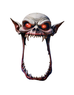 Décoration de porte monstre géante en tissu 162 x 195 cm – Halloween 2
