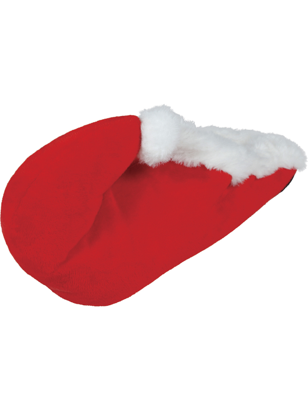 Chaussons de Père Noël rouges et blancs 30 cm – adulte