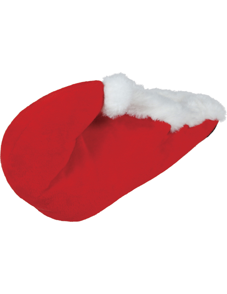 Chaussons de Père Noël rouges et blancs 30 cm – adulte