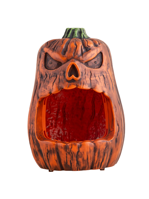Bol à bonbons citrouille animée Halloween 33 cm