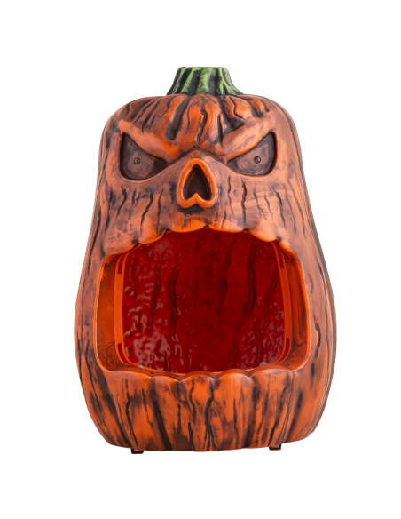 Bol à bonbons citrouille animée Halloween 33 cm